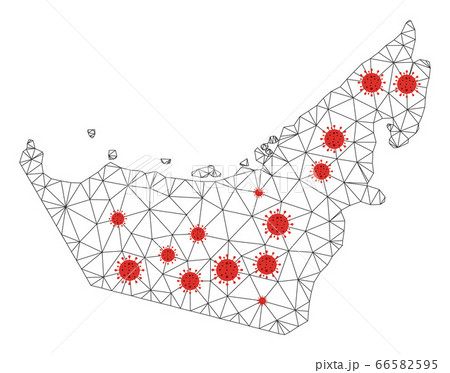 Polygonal Carcass Mesh Vector United Arab...のイラスト素材 [66582595] - PIXTA
