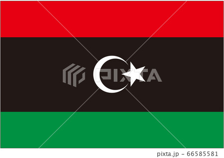 リビア　国旗