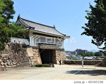 岡山県岡山市北区にある国指定の史跡「岡山城」：不明門（あかずのもん） 66585596