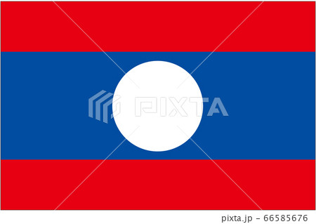 ラオス　国旗