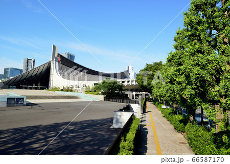 オリンピックスタジアム 国立代々木競技場の風景 オリンピックスタジアム 国立代々木競技場の風景 66587170
