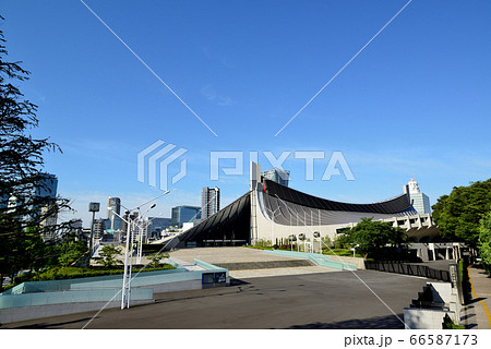 オリンピックスタジアム 国立代々木競技場の風景 オリンピックスタジアム 国立代々木競技場の風景 66587173