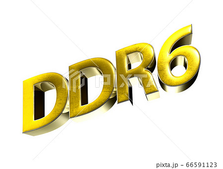 DDR6 gold 3d. 66591123