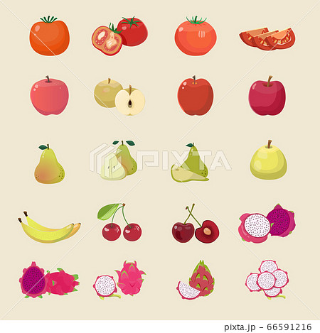 フルーツ 果物 果実のイラスト素材