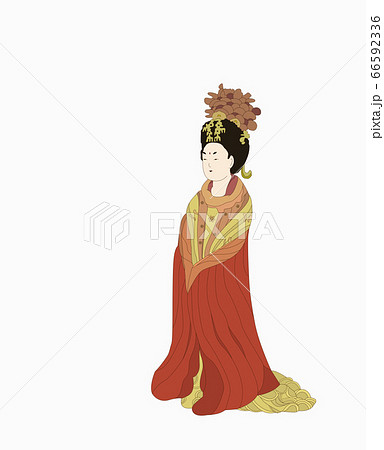 女子 女の子 ベクトル 66592336