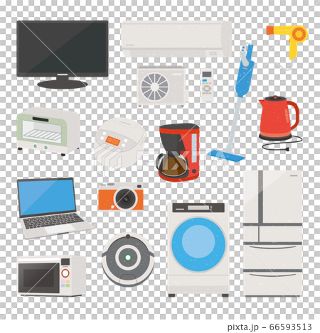 Various home appliances icons 66593513