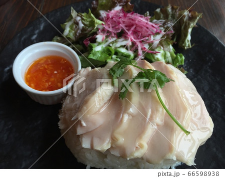 海南鶏飯 写真素材 海南鶏飯 写真素材 66598938