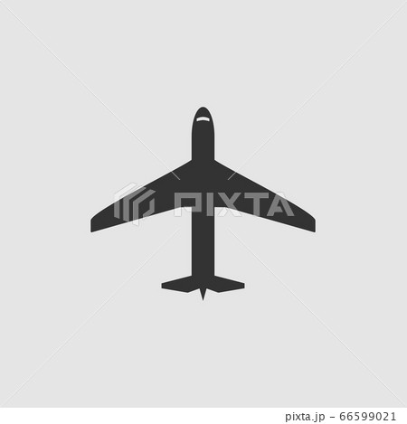 Airplane icon flat Airplane icon flat 66599021