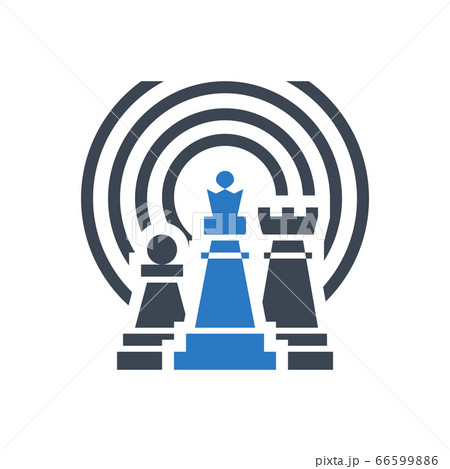 Internet Marketing Strategy Vector Glyph Icon 66599886