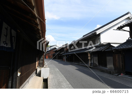東海道　有松　岡家住宅付近の古い町並み 66600715