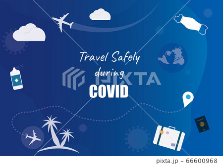 Travel safely during COVID background vector Travel safely during COVID background vector 66600968