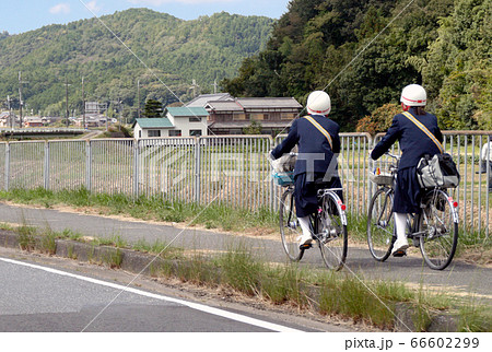 自転車通学 自転車通学 66602299