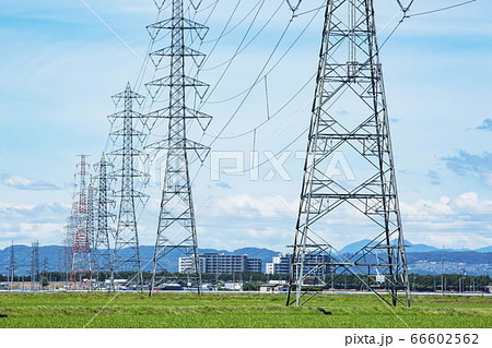 送電鉄塔　鉄塔　電力 66602562