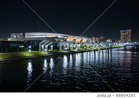 東京 豊洲市場 夜景 66604265