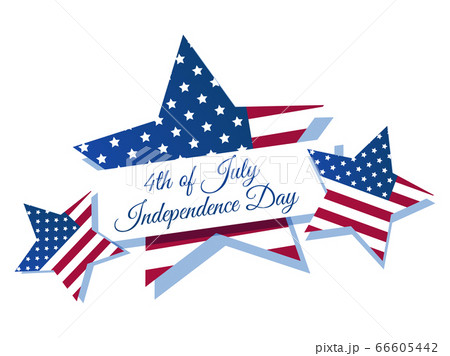4th of July Independence Day. Festive banner  66605442