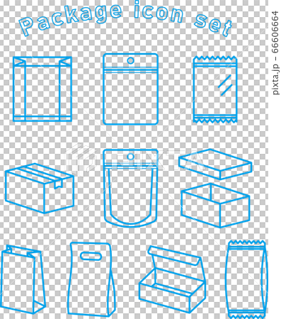 Package icon set Package icon set 66606664