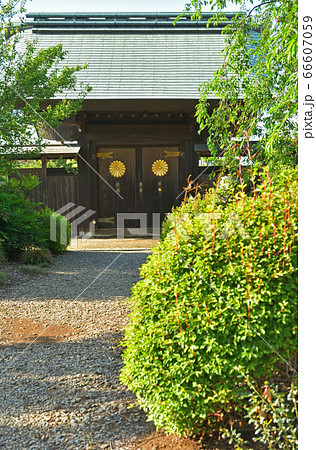 見沼田圃：　国昌寺　曹洞宗　開かずの門 66607059