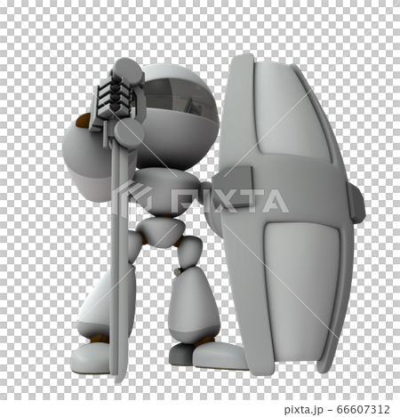 Standing guard robot 66607312