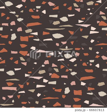 Vector abstract terrazzo seamless pattern. Vector abstract terrazzo seamless pattern. 66607813