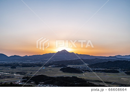 朝焼け大山 朝焼け大山 66608664