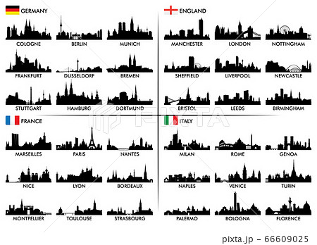 City skyline European countries 66609025
