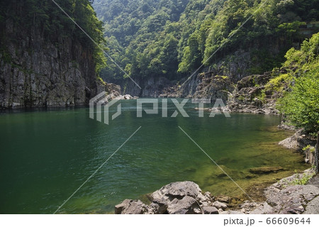 瀞峡　瀞八丁　三県境（奈良県吉野郡十津川村） 66609644