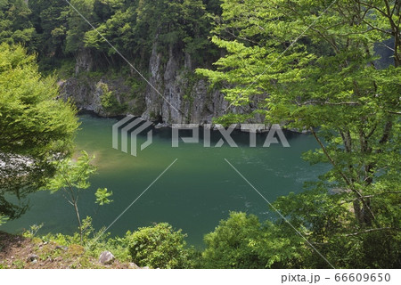 瀞峡　瀞八丁　三県境（奈良県吉野郡十津川村） 66609650