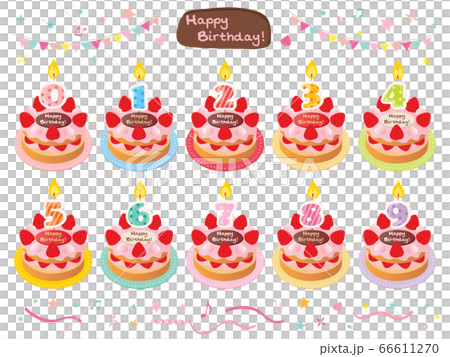 草莓生日蛋糕套裝 66611270