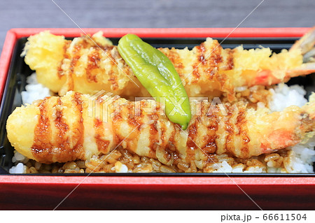 美味しい海老天重弁当 美味しい海老天重弁当 66611504