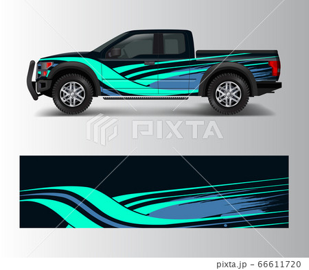 Truck and car graphic background wrap and vinyl Truck and car graphic background wrap and vinyl 66611720