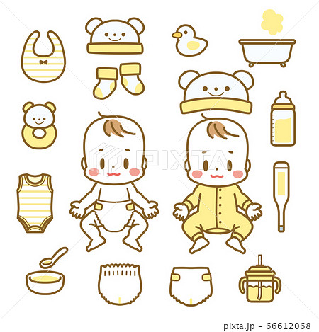 Baby items - Stock Illustration [7508966] - PIXTA
