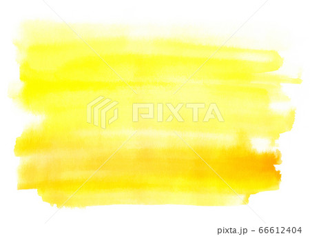 Bright yellow abstract watercolor background 66612404