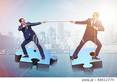 Business concept of teamwork and competition 66612774