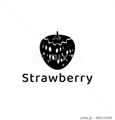 Strawberry icon vector, vector outline and silhouette Strawberry icon vector, vector outline and silhouette 66613690