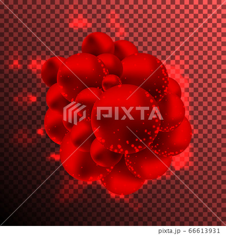 bacteria cell virus, isolated on transparent bacteria cell virus, isolated on transparent 66613931