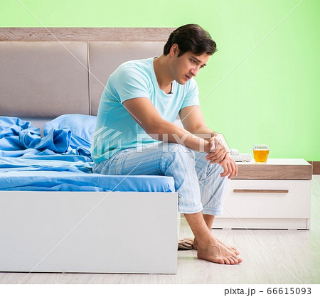 Man suffering from sleeping disorder and insomnia Man suffering from sleeping disorder and insomnia 66615093