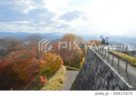 二本松城の石垣（福島県二本松市郭内） 66615874