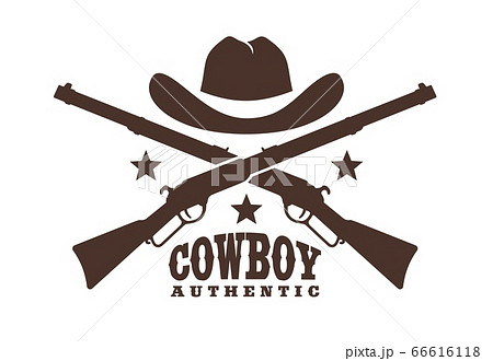 crossed guns western