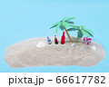 夏 海 砂浜 66617782