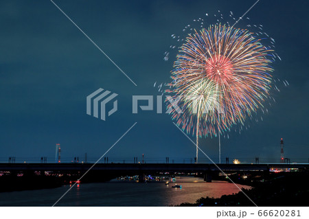 夏の風物詩　戸田橋・いたばし　花火大会 66620281