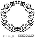 リース　白黒 66622882