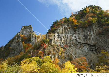 層雲峡の紅葉 層雲峡の紅葉 66623229