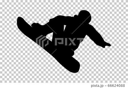 冬季運動剪影單板滑雪11 冬季運動剪影單板滑雪11 66624088