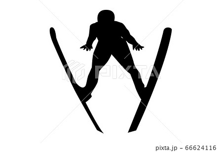 ウィンタースポーツシルエットスキージャンプ8 66624116