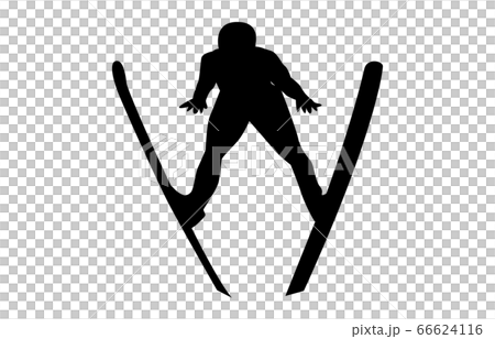 ウィンタースポーツシルエットスキージャンプ8 66624116