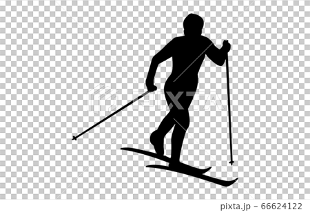 冬季運動剪影越野滑雪3 冬季運動剪影越野滑雪3 66624122