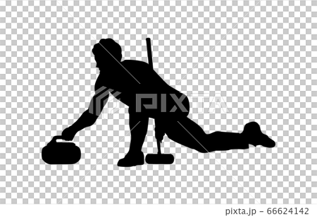 ウィンタースポーツシルエットカーリング1 66624142