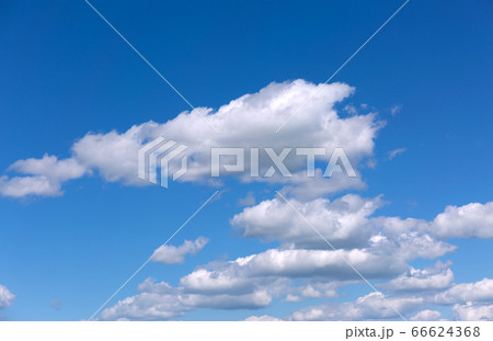 Blue sky background with white clouds. 66624368