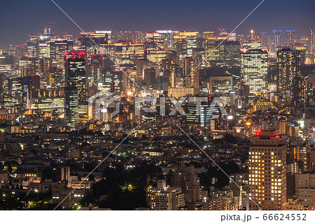 《東京都》東京都市夜景・港区方面の望む 《東京都》東京都市夜景・港区方面の望む 66624552