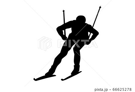 ウィンタースポーツシルエットノルディック複合3 66625278
